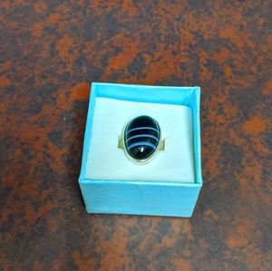 Banded Agate ring